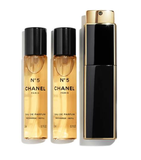 Chanel N5 Eau de Parfum 3 x 20 ml .